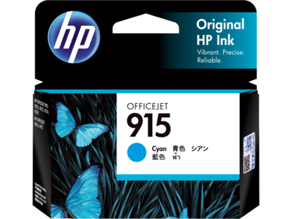 Picture of HP 915 Cyan Original Ink Cartridge