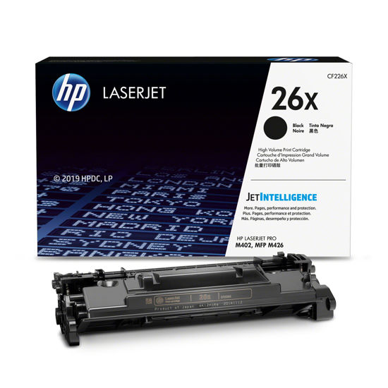 Picture of HP 26X High Yield Black Original LaserJet Toner Cartridge