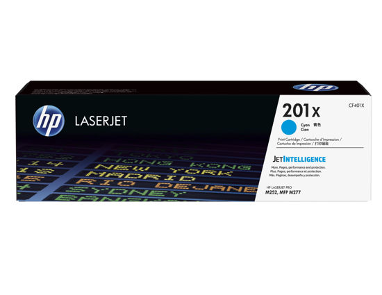 Picture of HP 201X Cyan LaserJet Toner Cartridge