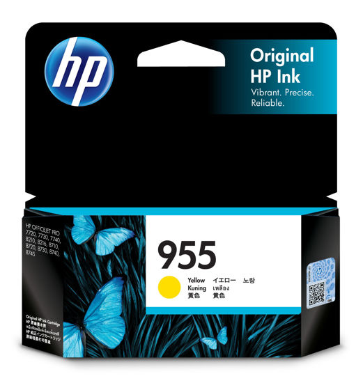 Picture of HP 955 Yellow Original Ink Cartridge