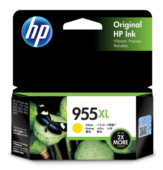 Picture of HP 955XL Yellow Original Ink Cartridge