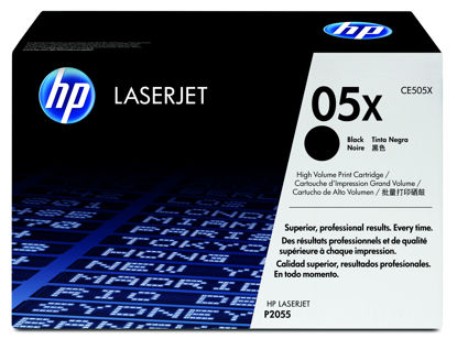 Picture of HP 05X High Yield Black Original LaserJet Toner Cartridge