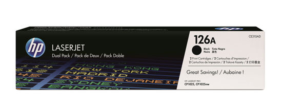 Picture of HP 126A Black Dual Pk LJ Toner Cartridge