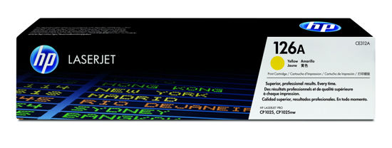 Picture of HP 126A Yellow Original LaserJet Toner Cartridge