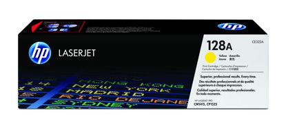 Picture of HP 128A Yellow Original LaserJet Toner Cartridge