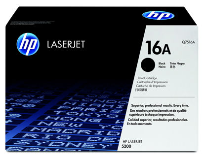 Picture of HP 16A Black Original LaserJet Toner Cartridge
