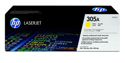 Picture of HP 305A Yellow Original LaserJet Toner Cartridge