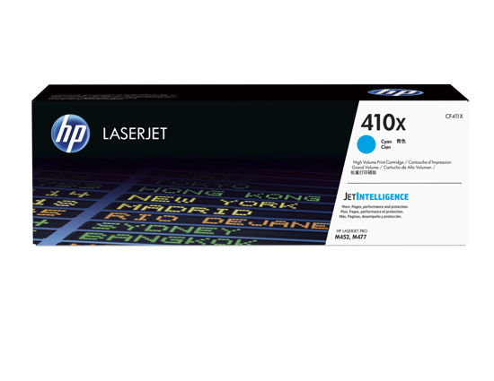 Picture of HP 410X High Yield Cyan Original LaserJet Cartridge
