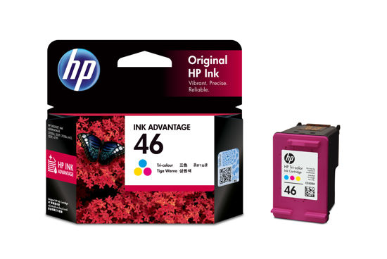 Picture of HP 46 Tri-color Ink Advantage Cartridge