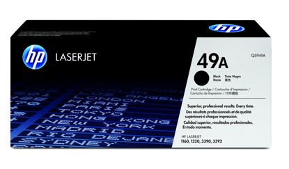 Picture of HP 49A Black Original LaserJet Toner Cartridge