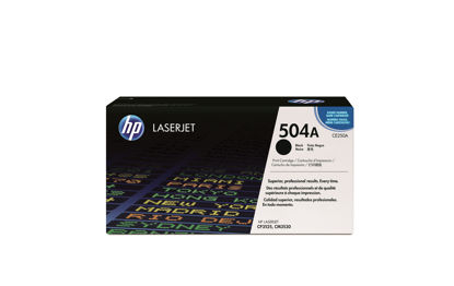 Picture of HP 504A Black Original LaserJet Toner Cartridge