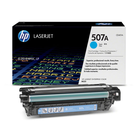 Picture of HP 507A Cyan Original LaserJet Toner Cartridge