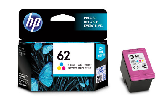 Picture of HP 62 Tri-color Ink Cartridge