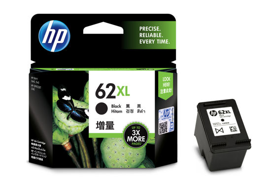 Picture of HP 62XL Black Ink Cartridge