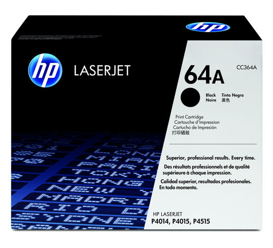 Picture of HP 64A Black Original LaserJet Toner Cartridge