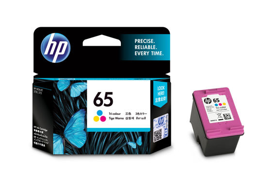 Picture of HP 65 Tri-color Original Ink Cartridge