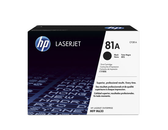Picture of HP 81A Black Original LaserJet Toner Cartridge