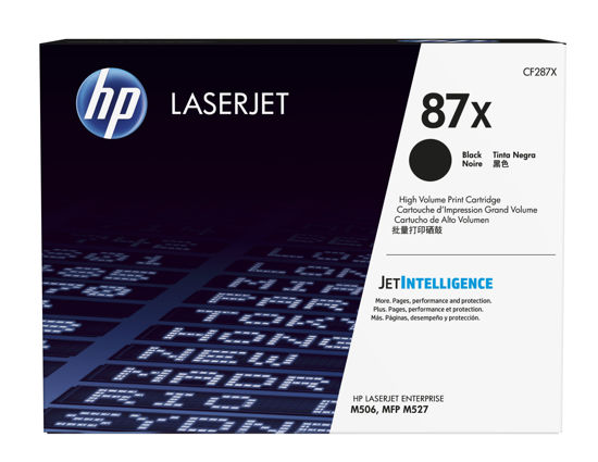 Picture of HP 87X High Yield Black Original LaserJet Toner Cartridge