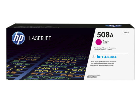 Picture of HP 508A Magenta Original LaserJet Toner Cartridge