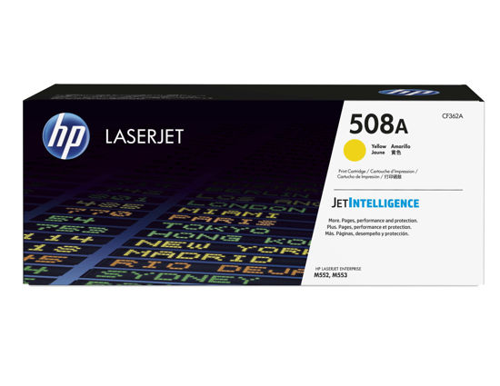 Picture of HP 508A Yellow Original LaserJet Toner Cartridge