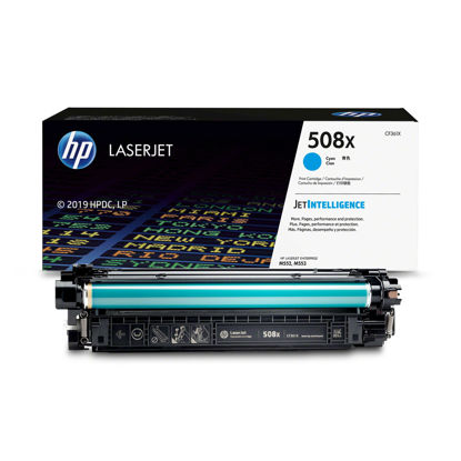 Picture of HP 508X High Yield Cyan Original LaserJet Toner Cartridge