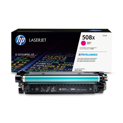 Picture of HP 508X High Yield Magenta Original LaserJet Toner Cartridge