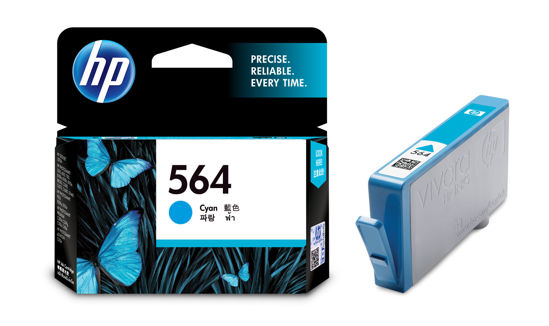 Picture of HP 564 Cyan Ink Cartridge