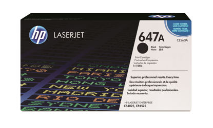 Picture of HP 647A Black Original LaserJet Toner Cartridge
