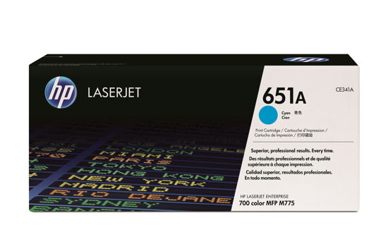 Picture of HP 651A Cyan Original LaserJet Toner Cartridge