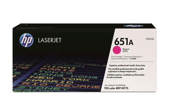 Picture of HP 651A Magenta Original LaserJet Toner Cartridge
