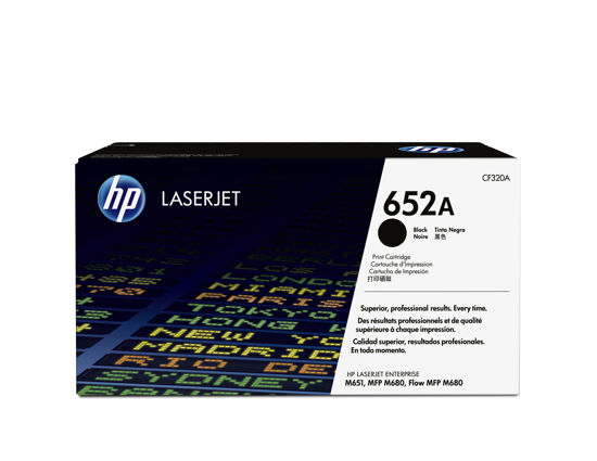 Picture of HP 652A Black Original LaserJet Toner Cartridge