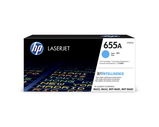 Picture of HP 655A Cyan Original LaserJet Toner Cartridge