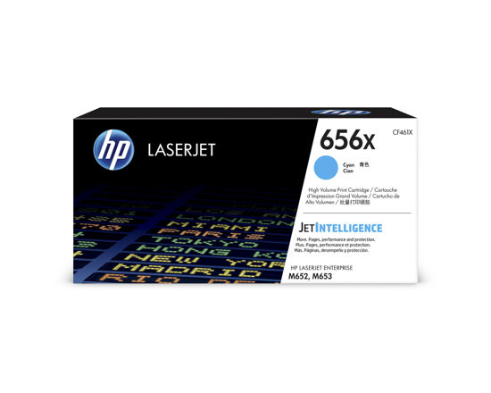 Picture of HP 656X Cyan Original LaserJet Toner Cartridge