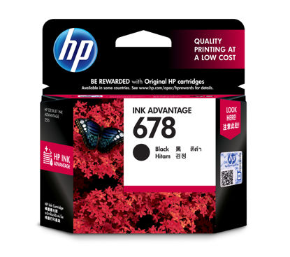 Picture of HP 678 Black Ink Cartridge