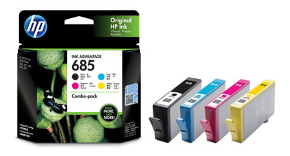 Picture of HP 685 4-color Ink Advantage Cartridges Pack, CMYK, COMBO PACK