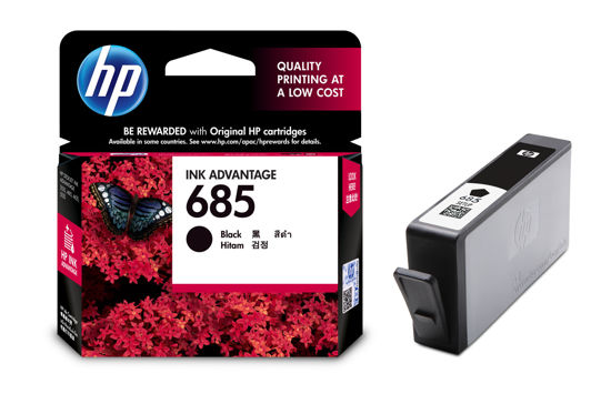 Picture of HP 685 Black Ink Cartridge