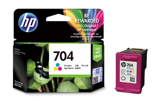 Picture of HP 704 Tri-color Ink Cartridge