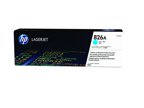 Picture of HP 826A Cyan Original LaserJet Toner Cartridge
