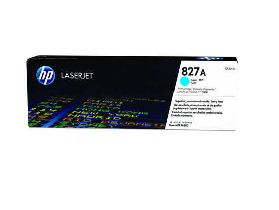 Picture of HP 827A Cyan Original LaserJet Toner Cartridge