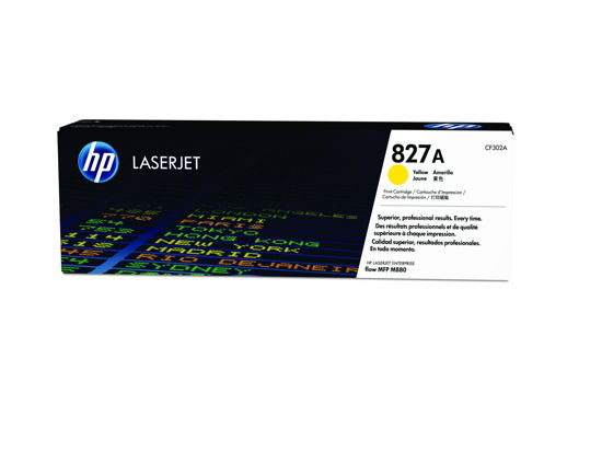 Picture of HP 827A Yellow Original LaserJet Toner Cartridge