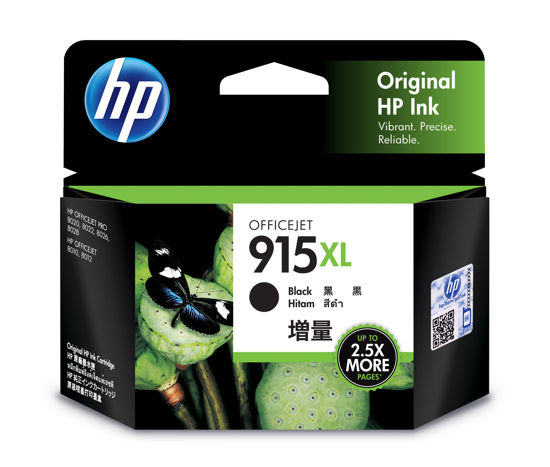 Picture of HP 915XL Black Original Ink Cartridge
