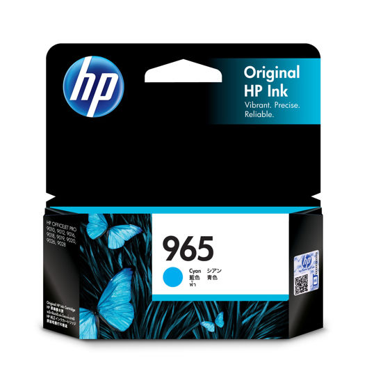 Picture of HP 965 Cyan Original Ink Cartridge