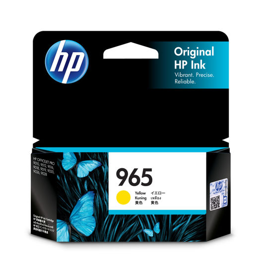 Picture of HP 965 Yellow Original Ink Cartridge