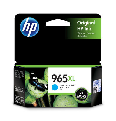 Picture of HP 965XL Cyan Original Ink Cartridge