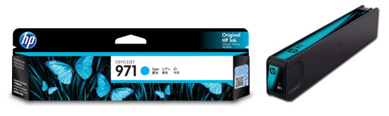 Picture of HP 971 Cyan Ink Cartridge