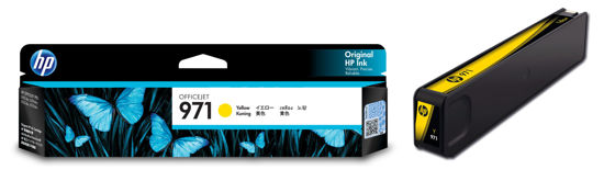 Picture of HP 971 Yellow Ink Cartridge