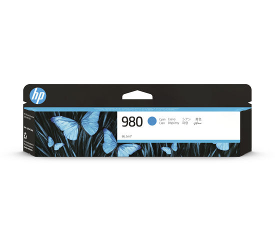 Picture of HP 980 Cyan Original Ink Cartridge