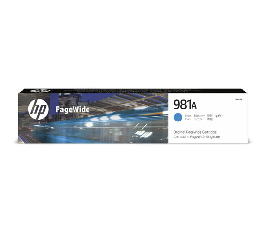 Picture of HP 981A Cyan Original PageWide Cartridge