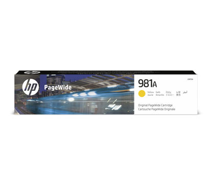 Picture of HP 981A Yellow Original PageWide Cartridge
