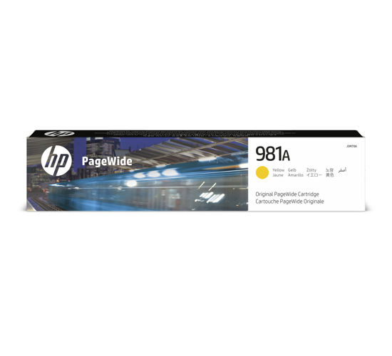 Picture of HP 981A Yellow Original PageWide Cartridge
